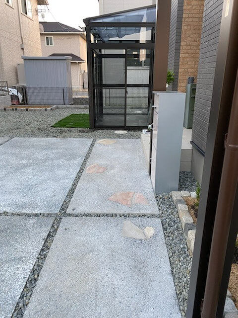 岡山県倉敷市三村様邸エクステリア工事2 岡山倉敷のエクステリア施工 外構工事なら岡山エクステリア王 公式